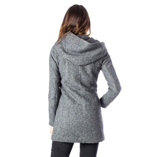 Only Gray Polyester Jackets & Coat - Image 2