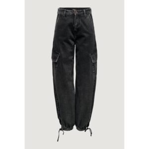 Only Black Cotton Jeans & Pant