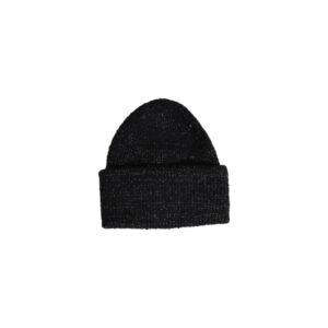 Pieces Black Recycled Polyester Hat