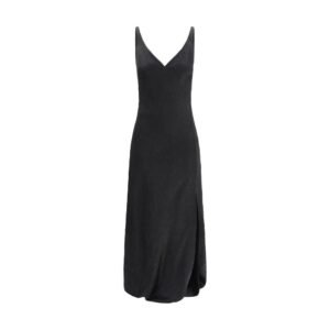 Alexander McQueen cracked finish Long Dress