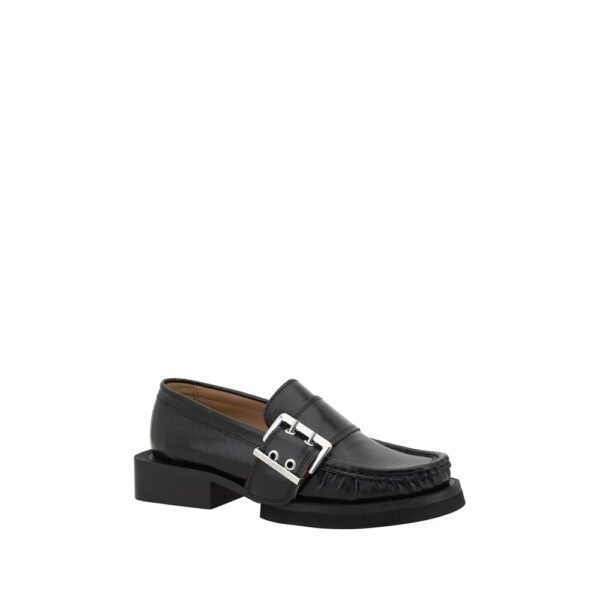 Ganni Feminine Buckle Loafers - Image 2