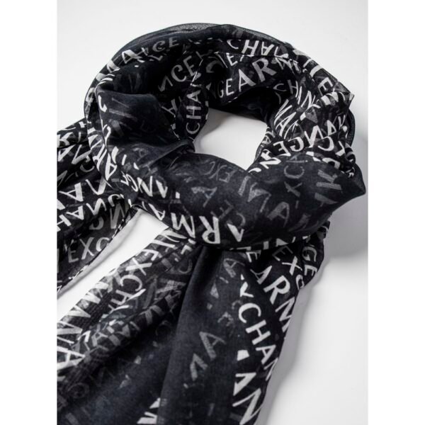 Armani Exchange Black Modal Scarf - Image 3