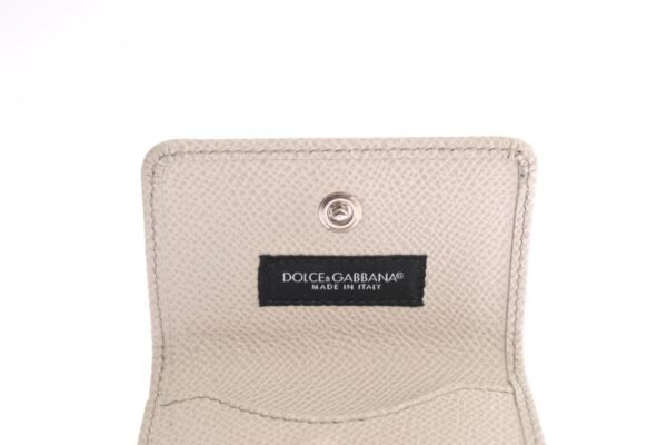 Dolce & Gabbana Sleek White Leather Condom Case Wallet - Image 7