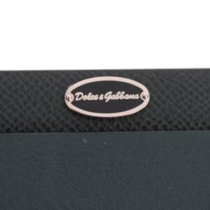 Dolce & Gabbana Green Leather Mouse Pad