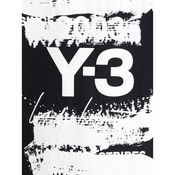 Y-3 T-shirt whit maxi print - Image 3