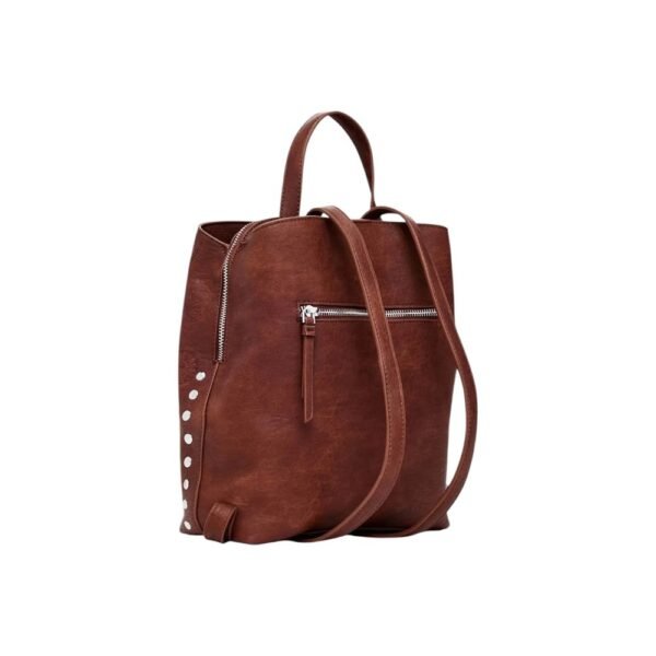 Desigual Brown Polyethylene Backpack - Image 2