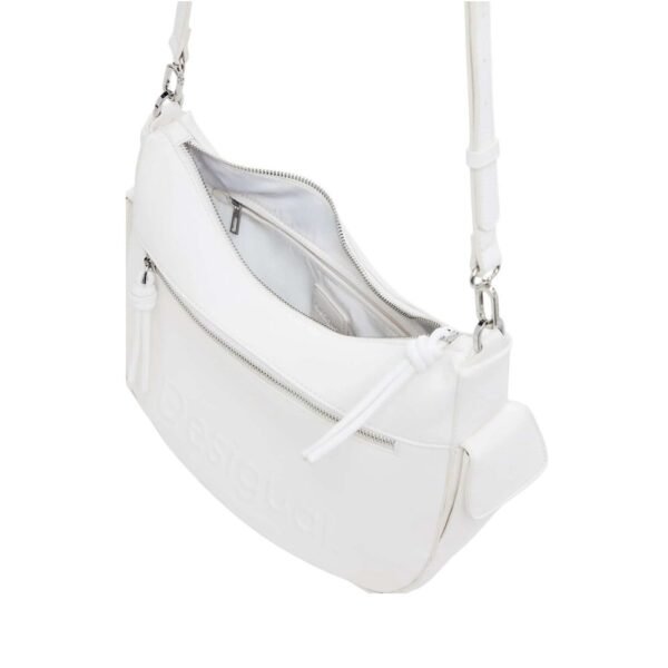 Desigual White Polyethylene Handbag - Image 3