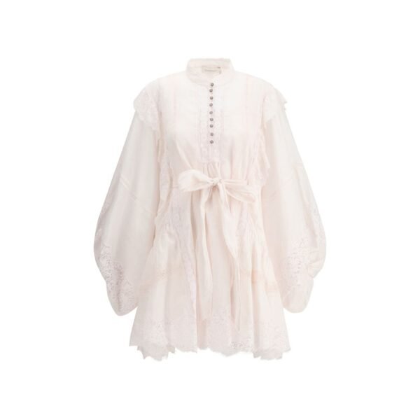 Zimmermann Mini Crush Lace Billow Dress