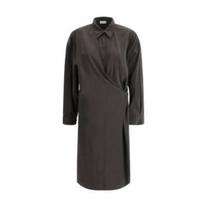 Lemaire Silk Chemisier Long Dress