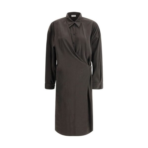 Lemaire Silk Chemisier Long Dress