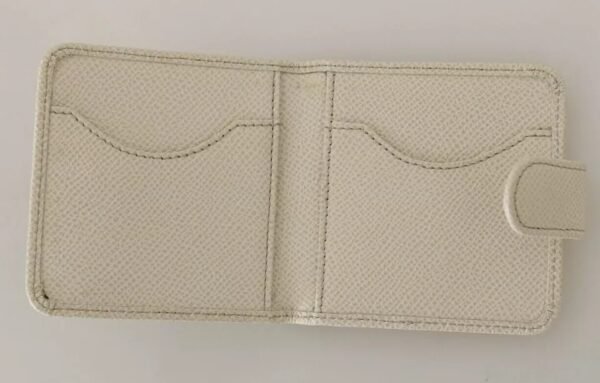 Dolce & Gabbana White Dauphine Leather Condom Case Holder Pocket Wallet - Image 6