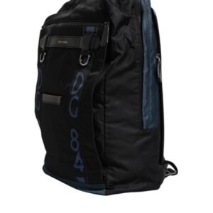 Dolce & Gabbana Black Nylon DG Logo School Backpack Bag