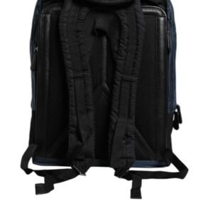 Dolce & Gabbana Black Nylon DG Logo School Backpack Bag