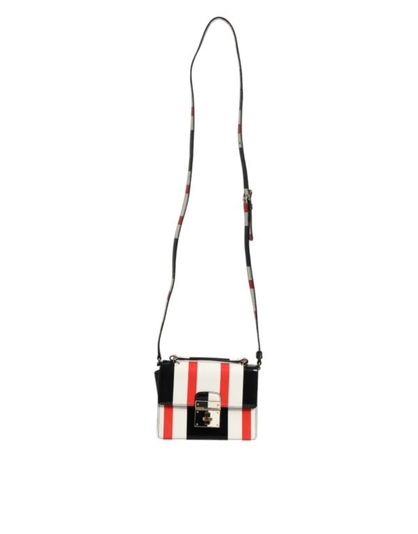 Dolce & Gabbana Multicolor Stripes Leather Crossbody Bag - Image 7