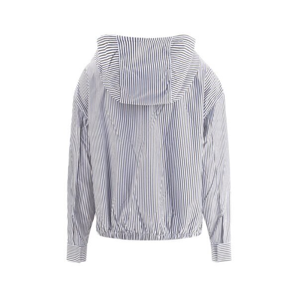 Prada Striped hooded Jacket - Image 2