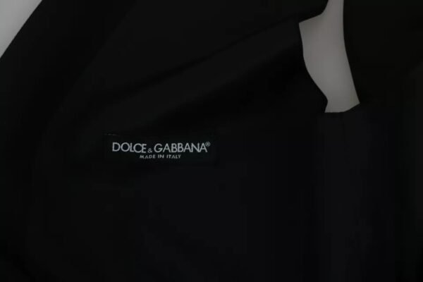 Dolce & Gabbana Black Virgin Wool Waistcoat Formal Vest - Image 7