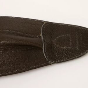 Dolce & Gabbana Brown D&G Leather Linnen Logo Belt