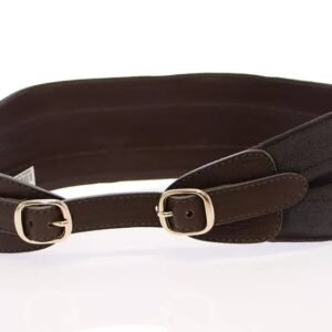 Dolce & Gabbana Brown D&G Leather Linnen Logo Belt