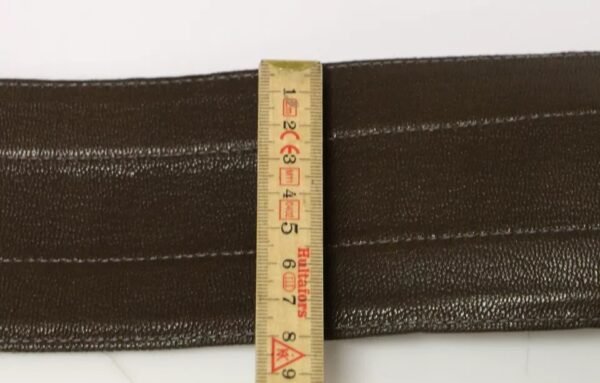 Dolce & Gabbana Brown D&G Leather Linnen Logo Belt - Image 6