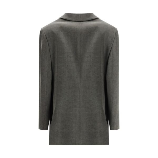 Giorgio Armani Double-breasted satin Blazer - Image 2