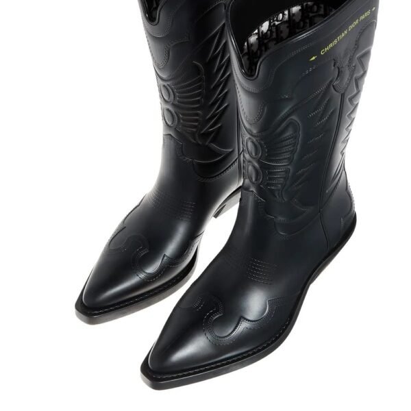 Dior Black Leather Boot - Image 3