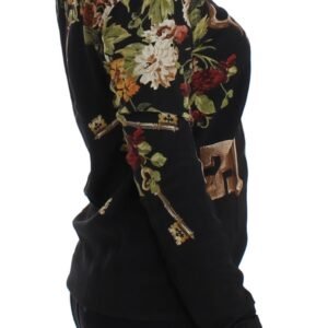 Dolce & Gabbana Elegant Medieval Print Silk Blouse