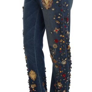 Dolce & Gabbana Enchanted Sicily Embellished Boyfriend Jeans