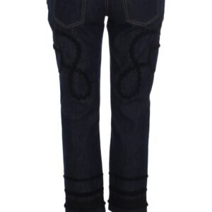 Dolce & Gabbana Embroidered Capri Jeans for Elegant Styling