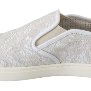 Dolce & Gabbana Elegant Off White Loafers for Ladies