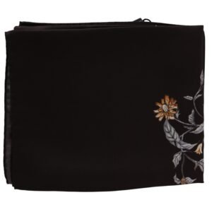 Dolce & Gabbana Elegant Silk Scarf Wrap in Luxe Brown