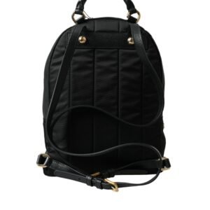 Dolce & Gabbana Elegant Embellished Black Backpack