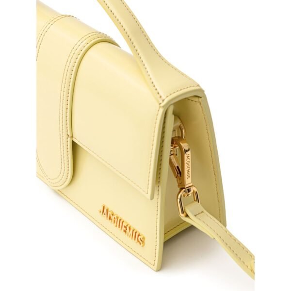 Jacquemus Yellow Leather Handbag - Image 3