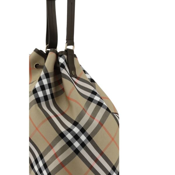 Burberry Archivio Check Bucket Bag - Image 4