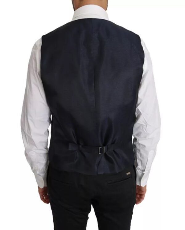 Dolce & Gabbana Blue Wool MARTINI Blazer Vest 2 Piece - Image 2