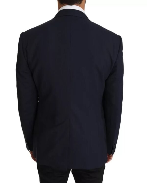 Dolce & Gabbana Blue Wool MARTINI Blazer Vest 2 Piece - Image 3