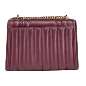 Michael Kors Whitney Medium Chain Shoulder Flap Crossbody Oxblood