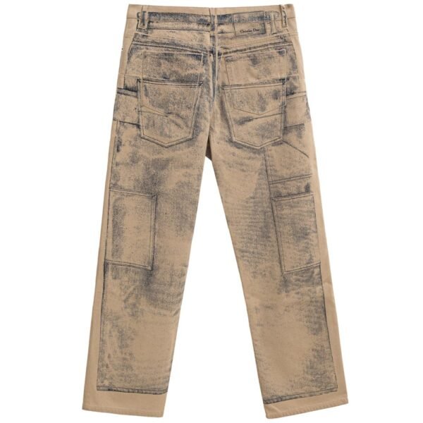 Dior Beige Cotton Jeans & Pant - Image 2