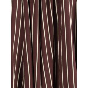 Forte_Forte Striped satin Long Skirt