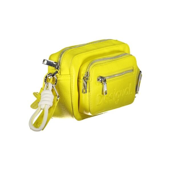 Desigual Yellow Polyethylene Handbag - Image 3