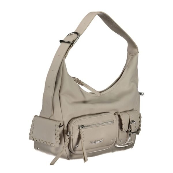 Desigual White Polyethylene Handbag - Image 3