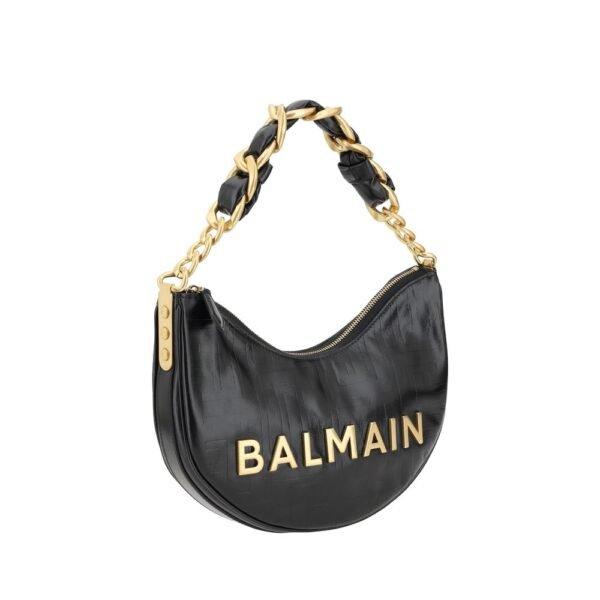 Balmain 1945 Soft Moon Shoulder Bag - Image 2