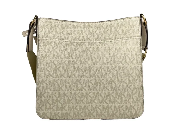 Michael Kors Jet Set Small Messenger Crossbody Bag Pale Gold - Image 4