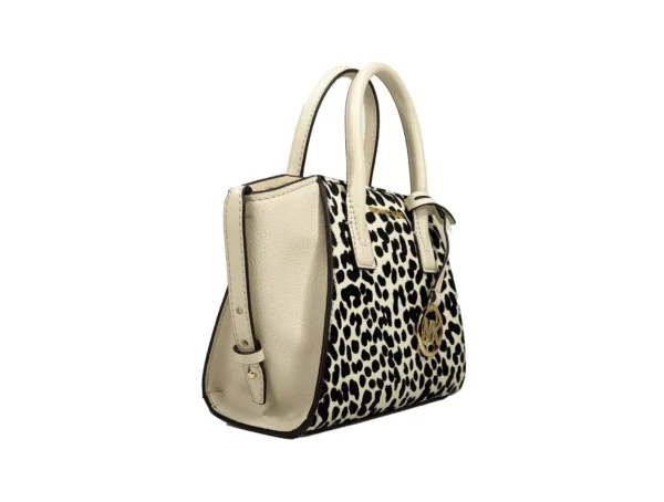 Michael Kors Avril XS Cream Cheetah Satchel Crossbody Bag Purse - Image 2