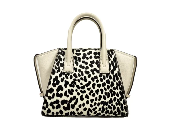 Michael Kors Avril XS Cream Cheetah Satchel Crossbody Bag Purse - Image 4