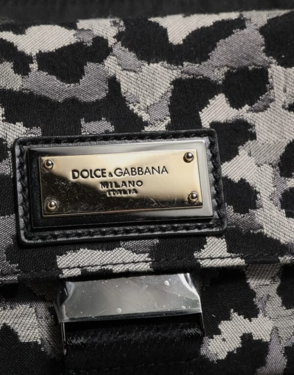 Dolce & Gabbana Multicolor Leopard Jacquard Crossbody Bag - Image 3