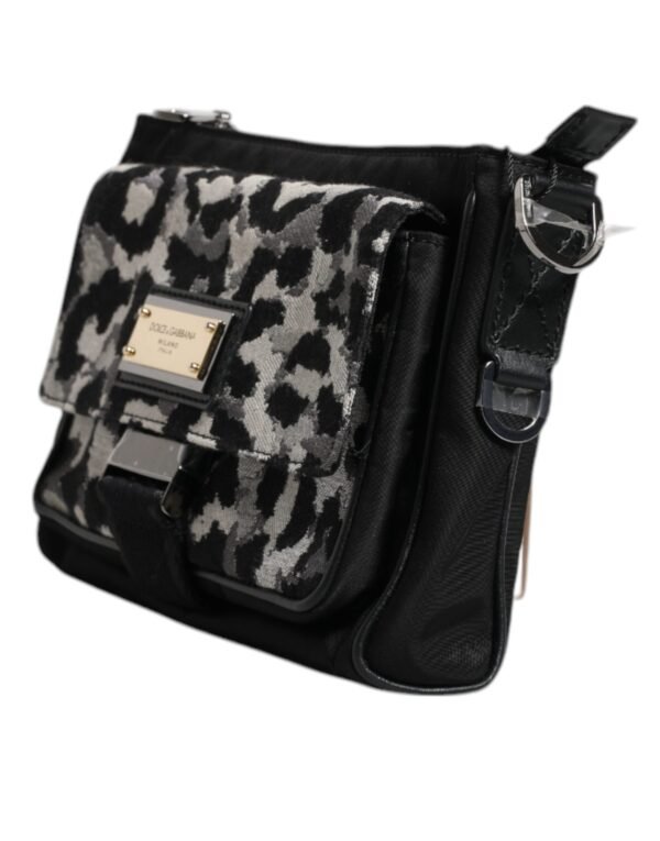 Dolce & Gabbana Multicolor Leopard Jacquard Crossbody Bag - Image 4