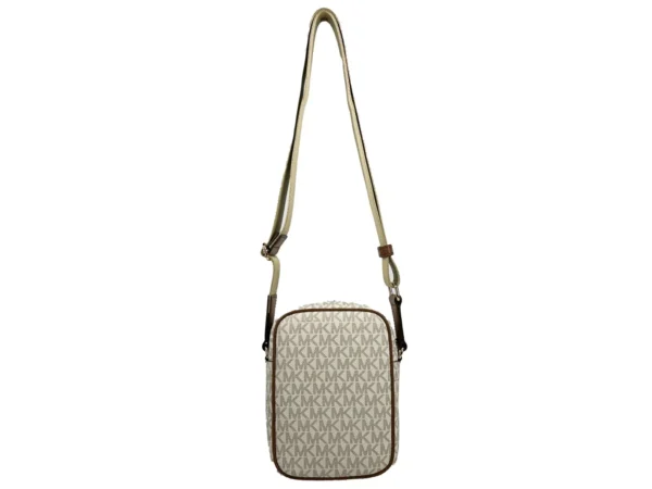 Michael Kors North South Medium Crossbody Bag Vanilla - Image 5