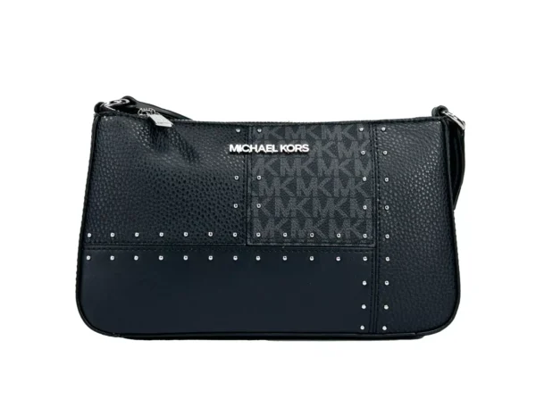 Michael Kors Crossbody Tech Attachment Bag Purse Black - Image 4