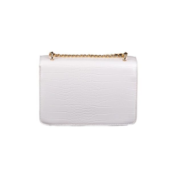 Egon Von Furstenberg White Synthetic Material Crossbody Bag - Image 3