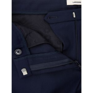 Elegant Blue Wool Pants for Women